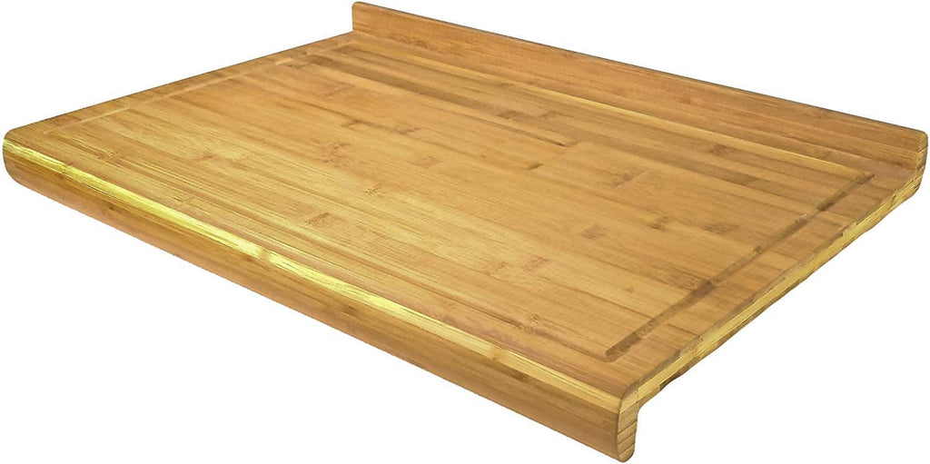 One’s Own Natural Bamboo Dough Board, Front & Rear Lip, Perfect For Preparing Homemade Bread Dough