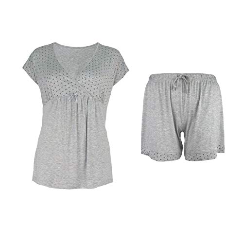Sleepy Time Dotted Cross Women's Bamboo Pajamas & Loungewear Set