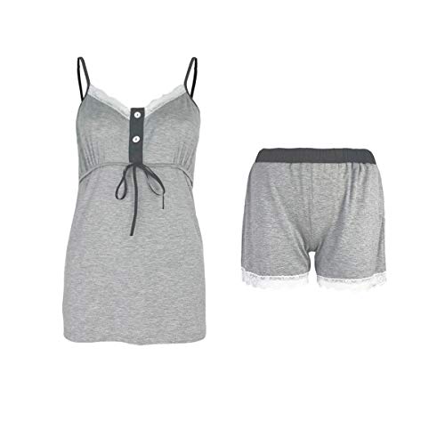 Sleepy Time Middle Rife Knot Women's Sleeve Less Bamboo Pajamas & loungewear set