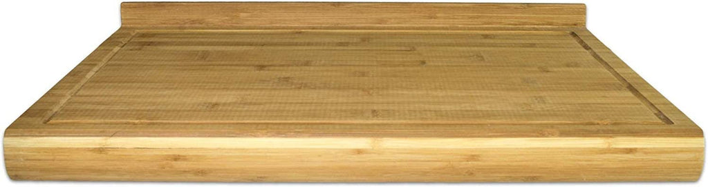 One’s Own Natural Bamboo Dough Board, Front & Rear Lip, Perfect For Preparing Homemade Bread Dough
