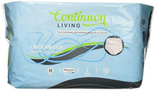 Continuon Living Adult Incontinence Underwear Disposable Pull Up Diapers for Women and Men Flex Fit Cotton Brief